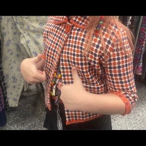 Tulle Vintage-style Pop Art Swing Jacket shrug anthropologie